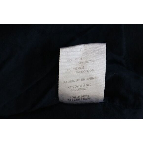 Stussy 115279 Men's Sz Small Navy Full Zip Seersucker Bomber Jacket - Picture 9 of 13